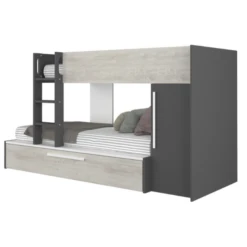 Stapelbed Fleur Met Kast & Bedlade - Grijs -Kinderkamer Meubelen Ontwerp zonder titel 2022 10 24T144718.059 e5e2