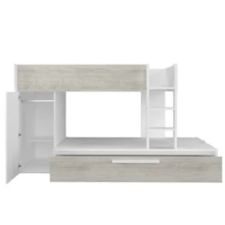 Stapelbed Fleur Met Kast & Bedlade - Wit -Kinderkamer Meubelen Ontwerp zonder titel 2022 10 24T150931.760 9055