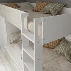 Stapelbed Fleur Met Kast & Bedlade - Wit -Kinderkamer Meubelen Ontwerp zonder titel 2022 10 24T151044.605 23ac