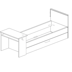 Bed Bzone 90x200 Cm Met Bedlade, Bureau En Ledverlichting - Antraciet 14 Bed Bzone 90x200 Cm Met Bedlade, Bureau En Ledverlichting - Antraciet -Kinderkamer Meubelen Ontwerp zonder titel 2022 10 24T154440.446 82e2