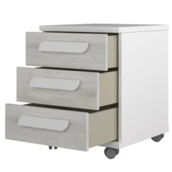 Nachtkastje Bo0 Met Wieltjes, 3 Lades En Langwerpige Handgreep - Wit/grenen 10 Nachtkastje Bo0 Met Wieltjes, 3 Lades En Langwerpige Handgreep - Wit/grenen -Kinderkamer Meubelen Ontwerp zonder titel 2022 10 24T161929.325 9179