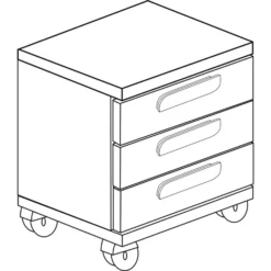 Nachtkastje Bo0 Met Wieltjes, 3 Lades En Langwerpige Handgreep - Wit/grenen 8 Nachtkastje Bo0 Met Wieltjes, 3 Lades En Langwerpige Handgreep - Wit/grenen -Kinderkamer Meubelen Ontwerp zonder titel 2022 10 24T162048.796 6427