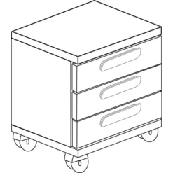 Nachtkastje Bo0 Met Wieltjes, 3 Lades En Langwerpige Handgreep - Wit/ Oudroze 7 Nachtkastje Bo0 Met Wieltjes, 3 Lades En Langwerpige Handgreep - Wit/ Oudroze -Kinderkamer Meubelen Ontwerp zonder titel 2022 10 24T162048.796 d33a
