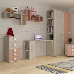 Ladekast Bo0 98 Cm Met 5 Lades - Grenen/ Oudroze 10 Ladekast Bo0 98 Cm Met 5 Lades - Grenen/ Oudroze -Kinderkamer Meubelen Ontwerp zonder titel 2022 10 24T164300.089 5b7d