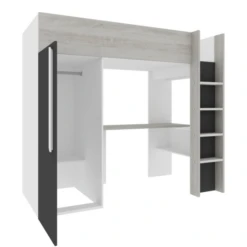 Hoogslaper Bo9 90x200 Cm Met Bureau & Kast - Antraciet 16 Hoogslaper Bo9 90x200 Cm Met Bureau & Kast - Antraciet -Kinderkamer Meubelen Ontwerp zonder titel 2022 10 25T081553.967 1713