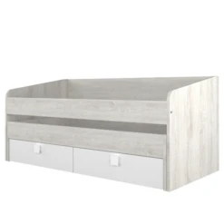 Bed Bo12 Met Onderschuifbed En 2 Lades - Wit -Kinderkamer Meubelen Ontwerp zonder titel 2022 10 25T094203.433 64e4