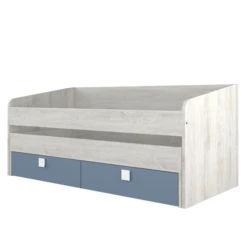 Bed Bo12 Met Onderschuifbed En 2 Lades - Blauw -Kinderkamer Meubelen Ontwerp zonder titel 2022 11 02T163350.314 1e70