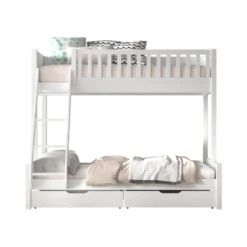 Familiebed Scottie 3-persoons Met 2 Lades - Wit -Kinderkamer Meubelen Ontwerp zonder titel 2023 02 03T145750.605 e501