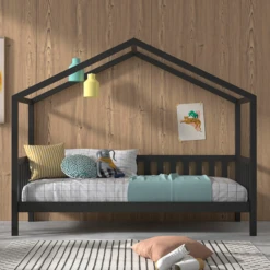 Bedhuisje Dallas 90x200 - Antraciet