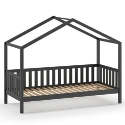Bedhuisje Dallas 90x200 Met Bedlade - Antraciet -Kinderkamer Meubelen Ontwerp zonder titel 2023 04 14T134739.843 0b71