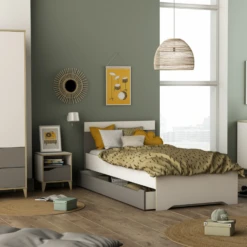 Nachtkastje Gerry-lichtgrijs/mat Wit/Kronberg Eik -Kinderkamer Meubelen Ontwerp zonder titel 2023 04 17T164031.356 39bc