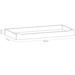 Bedlade Gerry 90 X 190-lichtgrijs/mat Wit -Kinderkamer Meubelen Ontwerp zonder titel 2023 04 18T083603.775 e81d