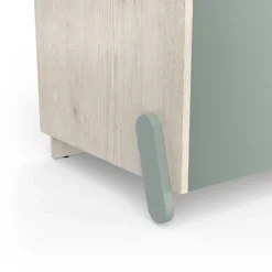 Kleerkast Ilyas-Topanga Eik/grijsgroen -Kinderkamer Meubelen Ontwerp zonder titel 2023 04 18T100542.848 ffda