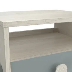 Nachtkastje Ilyas-Topanga Eik/grijsgroen -Kinderkamer Meubelen Ontwerp zonder titel 2023 04 24T161225.436 133b