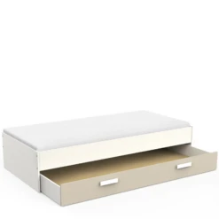 Bedlade Tidelle 90 X 200 Cm-mat Wit/beige 16 Bedlade Tidelle 90 X 200 Cm-mat Wit/beige -Kinderkamer Meubelen Ontwerp zonder titel 2023 04 25T095030.560 8646