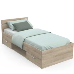 Bed Micheline 90 X 200 Cm-Kronberg Eik