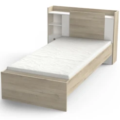 Bed Liva 90 X 190 Cm-Kronberg Eik/mat Wit -Kinderkamer Meubelen Ontwerp zonder titel 2023 04 25T165849.992 a6d5