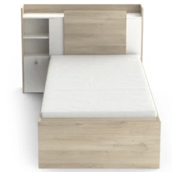 Bed Liva 90 X 190 Cm-Kronberg Eik/mat Wit -Kinderkamer Meubelen Ontwerp zonder titel 2023 04 25T165927.345 e2d5