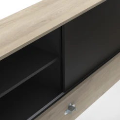 Bed Liva 90 X 190/200 Cm-Kronberg Eik/matzwart -Kinderkamer Meubelen Ontwerp zonder titel 2023 04 27T082927.329 b8a0