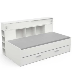 Bed Cherine 90 X 200 Cm-mat Wit -Kinderkamer Meubelen Ontwerp zonder titel 2023 04 27T095517.341 f3e4