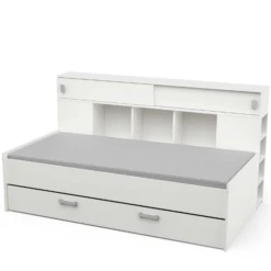 Bed Cherine 90 X 200 Cm-mat Wit -Kinderkamer Meubelen Ontwerp zonder titel 2023 04 27T095653.443 3bb8