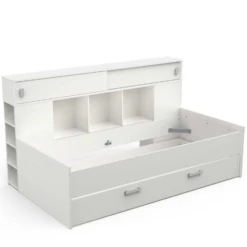 Bed Cherine 90 X 200 Cm-mat Wit -Kinderkamer Meubelen Ontwerp zonder titel 2023 04 27T095804.372 cdd3