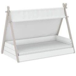 Tipibed Dreamcatcher 70 X 140 Cm-mat Wit/taupe/ecru -Kinderkamer Meubelen Ontwerp zonder titel 2023 04 28T144822.631 ae0f