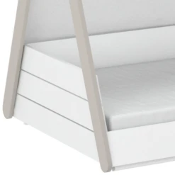 Tipibed Dreamcatcher 70 X 140 Cm-mat Wit/taupe/ecru -Kinderkamer Meubelen Ontwerp zonder titel 2023 04 28T145156.585 774b