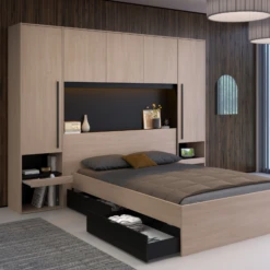 Set Van Bedlades Ponte - Zwart -Kinderkamer Meubelen Ontwerp zonder titel 2023 06 27T133953.037 7972