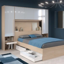 Set Van Bedlades Ponte - Hoogglans Wit -Kinderkamer Meubelen Ontwerp zonder titel 2023 06 27T134956.228 2931