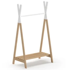 Kledingrek Voor Kinderen Kiddy - Grenen/wit -Kinderkamer Meubelen Ontwerp zonder titel 2023 07 18T131532.461 5e6c