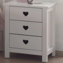 Kinderkamercombinatie Amori 3 (incl.lattenbodem)-wit -Kinderkamer Meubelen Ontwerp zonder titel 2023 08 23T164452.539 f055