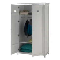 Kinderkamercombinatie Amori 3 (incl.lattenbodem)-wit -Kinderkamer Meubelen Ontwerp zonder titel 2023 08 23T164805.037 547a