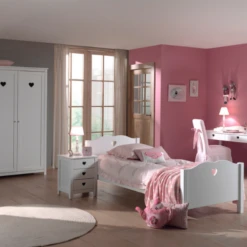 Kinderkamercombinatie Amori 2 (incl.lattenbodem)-wit -Kinderkamer Meubelen Ontwerp zonder titel 2023 08 24T095938.927 1 d263