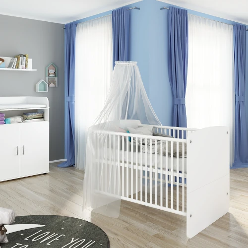 Babybed Halula 70x140 Cm-wit 3 Babybed Halula 70x140 Cm-wit - Afbeelding 3