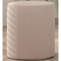 Nachttafeltje / Poef Maeva 41x41cm - Roze Bouclé Stof -Kinderkamer Meubelen Ontwerp zonder titel 2023 09 14T162502.763 6c50