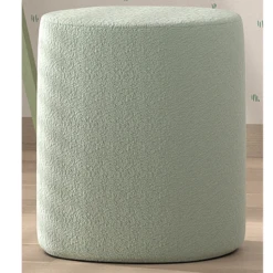 Nachttafeltje / Poef Maeva 41x41cm - Groene Bouclé Stof -Kinderkamer Meubelen Ontwerp zonder titel 2023 09 15T081701.376 286f