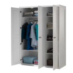 Kinderkamercombinatie Lewis 5 (incl. Lattenbodem)-wit -Kinderkamer Meubelen Ontwerp zonder titel 2023 09 18T092053.117 5dd9