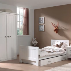 Kinderkamercombinatie Lewis 3 (incl. Lattenbodem)-wit -Kinderkamer Meubelen Ontwerp zonder titel 2023 09 18T093519.076 1 f700