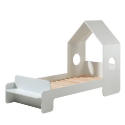 Bedhuisje 90x200 Cm (incl. Lattenbodem) En Kleerkast Casami-wit -Kinderkamer Meubelen Ontwerp zonder titel 2023 09 18T141119.563 cedd