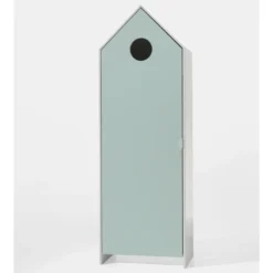 4 Kledingkasten + Boekenkast Casami - Roze/wit/grijs/muntgroen -Kinderkamer Meubelen Ontwerp zonder titel 2023 09 18T143506.046 116f