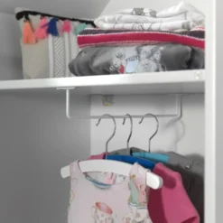 2 Kledingkasten + Boekenkast Casami - Wit/roze -Kinderkamer Meubelen Ontwerp zonder titel 2023 09 18T152712.301 628c