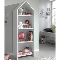 Kledingkast + Boekenkast Casami - Roze/grijs -Kinderkamer Meubelen Ontwerp zonder titel 2023 09 18T153030.620 f45e