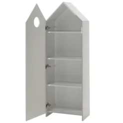 2 Kledingkasten + Boekenkast Casami - Muntgroen/wit/grijs -Kinderkamer Meubelen Ontwerp zonder titel 2023 09 19T093945.211 0c26