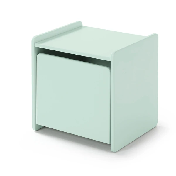 Kinderbed 90x200 Cm Met Lattenbodem En Nachtkastje Kiddy-muntgroen 6 Kinderbed 90x200 Cm Met Lattenbodem En Nachtkastje Kiddy-muntgroen - Afbeelding 6