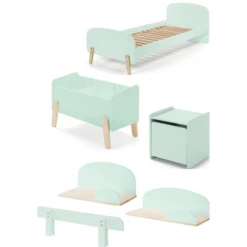 Kinderkamercombinatie 5 Kiddy-muntgroen -Kinderkamer Meubelen Ontwerp zonder titel 2023 09 19T160638.809 cc85