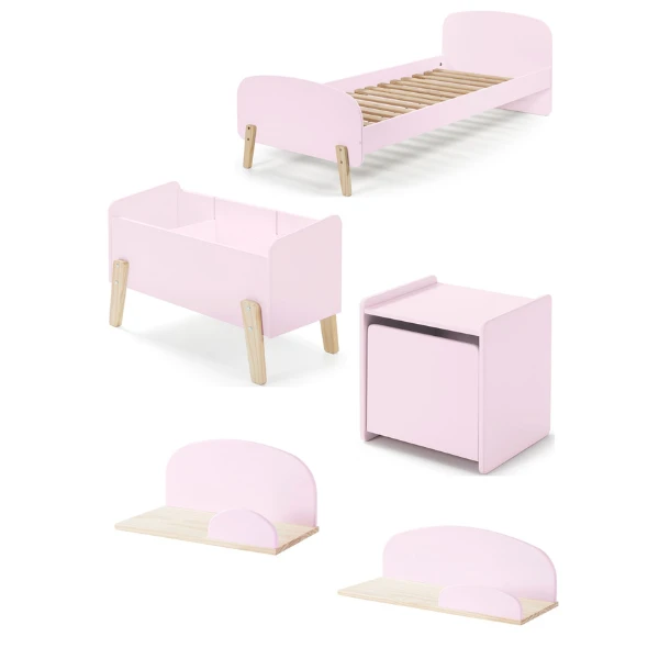 Kinderkamercombinatie 6 Kiddy-roze 12 Kinderkamercombinatie 6 Kiddy-roze - Afbeelding 12