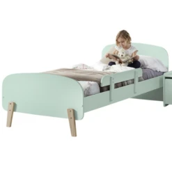 Kiddy Bed 90x200 Met Bedhekje - Mintgroen -Kinderkamer Meubelen Ontwerp zonder titel 2023 09 21T111337.330 5bbf