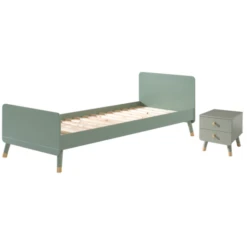 Bed 90x200 Cm Met Lattenbodem En Nachtkastje Billy-olijfgroen -Kinderkamer Meubelen Ontwerp zonder titel 2023 09 25T095400.107 3a1f