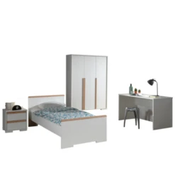 Kinderkamercombinatie 9 London-wit/beuk -Kinderkamer Meubelen Ontwerp zonder titel 2023 09 25T115313.004 4edd